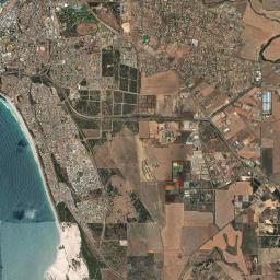 Geraldton city centre Satellite Map