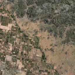 Caucete Satellite Map