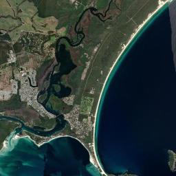 Hawks Nest Satellite Map
