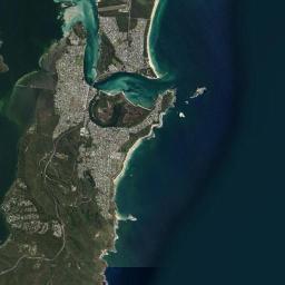 Caves Beach Satellite Map