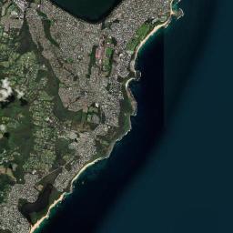 Bateau Bay Satellite Map