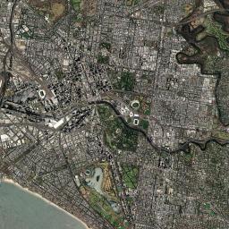 Docklands Satellite Map