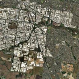 Hallam Satellite Map