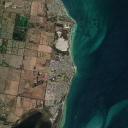 Indented Head Satellite Map