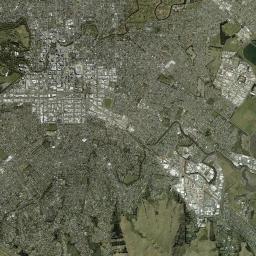 Christchurch Satellite Map