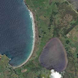 Waitangi Satellite Map