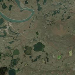 Arctic Village Alaska map(satellite map)