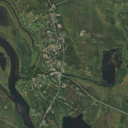 Muonio Satellite Map