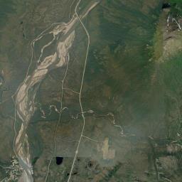 Wiseman Alaska map(satellite map)
