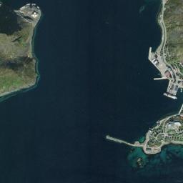 Honningsvåg High Resolution Satellite Map
