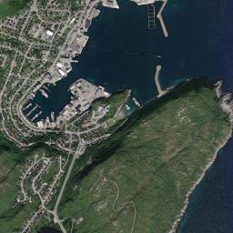 Skjervøy High Resolution Satellite Map