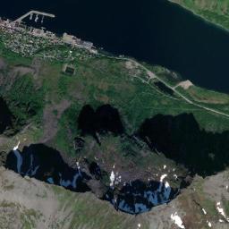 Gryllefjord High Resolution Satellite Map