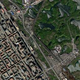 Norilsk High Resolution Satellite Map