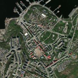 Severomorsk High Resolution Satellite Map
