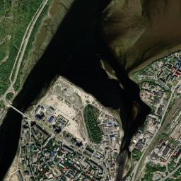 Kola High Resolution Satellite Map