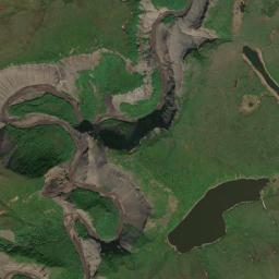 Aerial view of Big Fish River