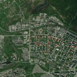 Olenegorsk High Resolution Satellite Map