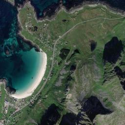 Flakstad High Resolution Satellite Map