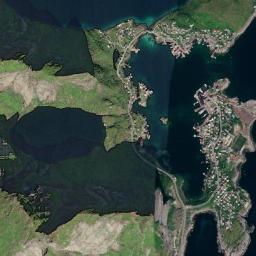 Moskenes High Resolution Satellite Map