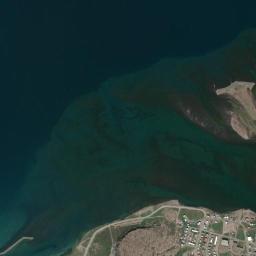 Kugluktuk High Resolution Satellite Map