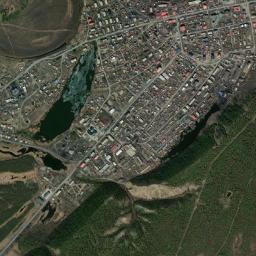 Batagay High Resolution Satellite Map