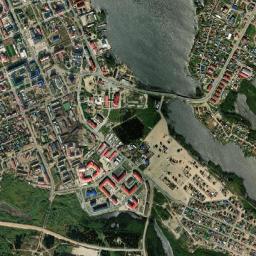 Nar'yan-Mar High Resolution Satellite Map