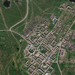 Vorgashor High Resolution Satellite Map