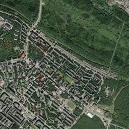 Apatity High Resolution Satellite Map