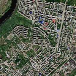 Vorkuta High Resolution Satellite Map