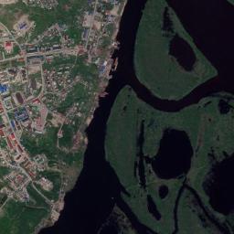 Tazovskiy High Resolution Satellite Map