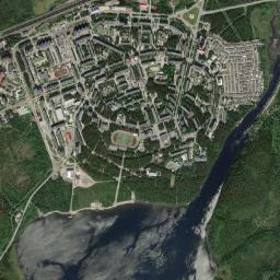 Polyarnyye Zori High Resolution Satellite Map