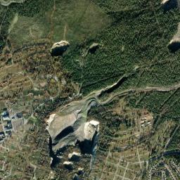 Malmberget High Resolution Satellite Map