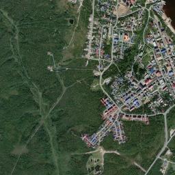 Aksarka High Resolution Satellite Map