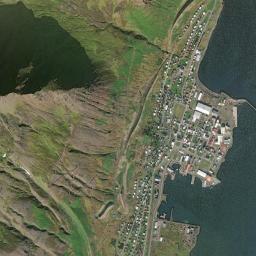 Siglufjörður High Resolution Satellite Map