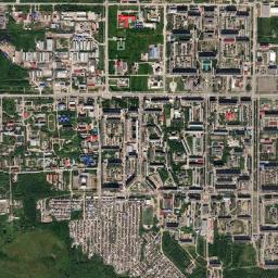 Usinsk High Resolution Satellite Map