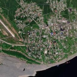 Turukhansk High Resolution Satellite Map