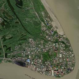Zyryanka High Resolution Satellite Map