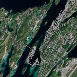 Brønnøy High Resolution Satellite Map