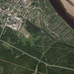 Kozhva High Resolution Satellite Map
