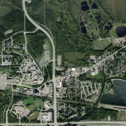 College High Resolution Satellite Map