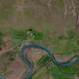 Borgarbyggð High Resolution Satellite Map