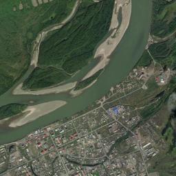 Ust-Nera High Resolution Satellite Map