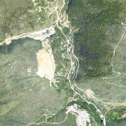 Aerial view of Free Claim #6 (Bonanza Creek)