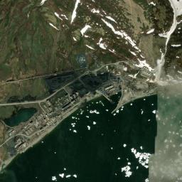 Beringovskiy High Resolution Satellite Map