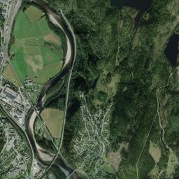 Midtre Gauldal High Resolution Satellite Map
