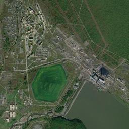 Myaundzha High Resolution Satellite Map