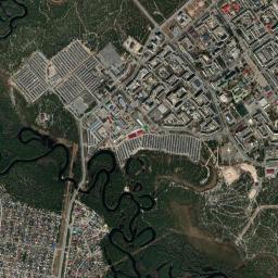 Kogalym High Resolution Satellite Map