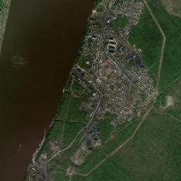 Dzhebariki-Khaya High Resolution Satellite Map