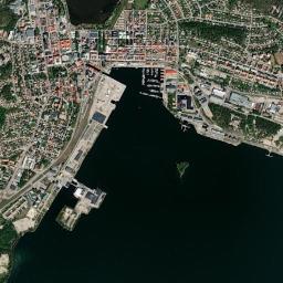 Hudiksvall High Resolution Satellite Map
