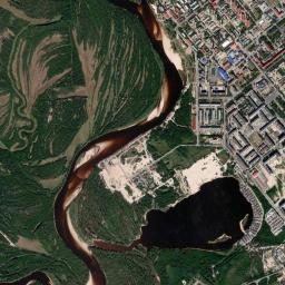 Lyantor High Resolution Satellite Map